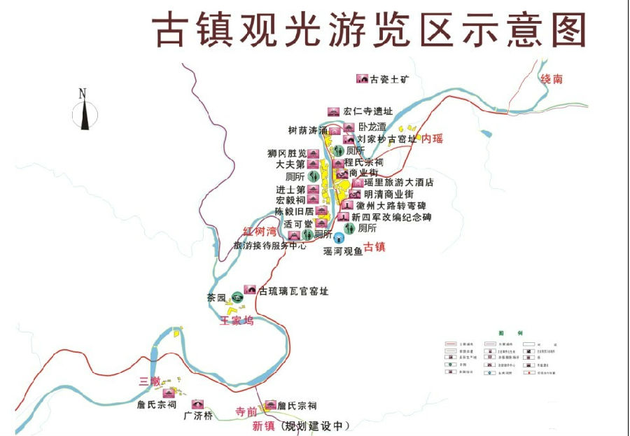 景区示意图
