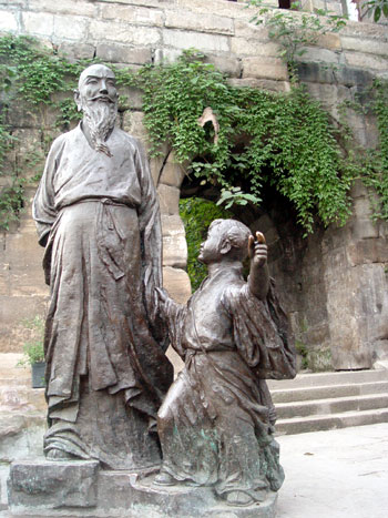 文昌宫建文帝雕塑